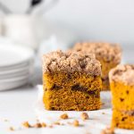 Pumpkin Coffee Cake slice