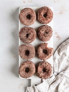 Apple Cider Donuts on marble board