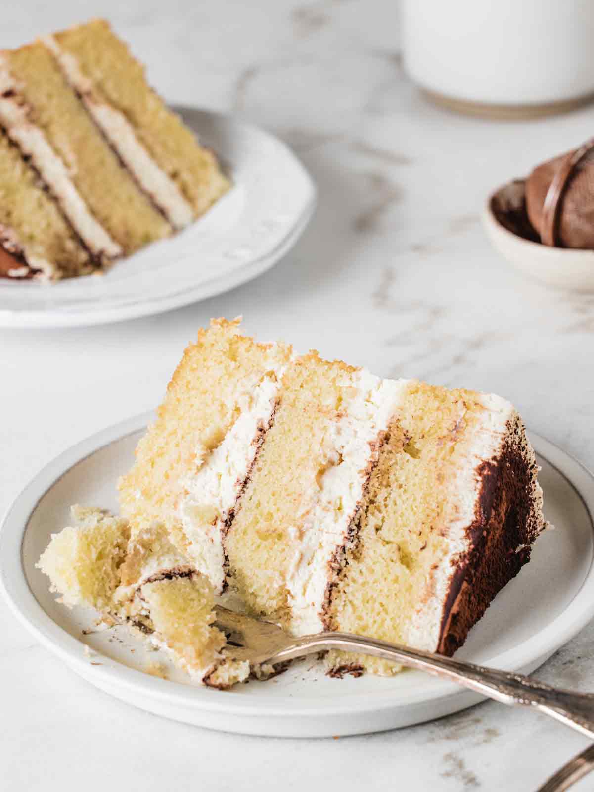 Vanilla Tiramisu Cake