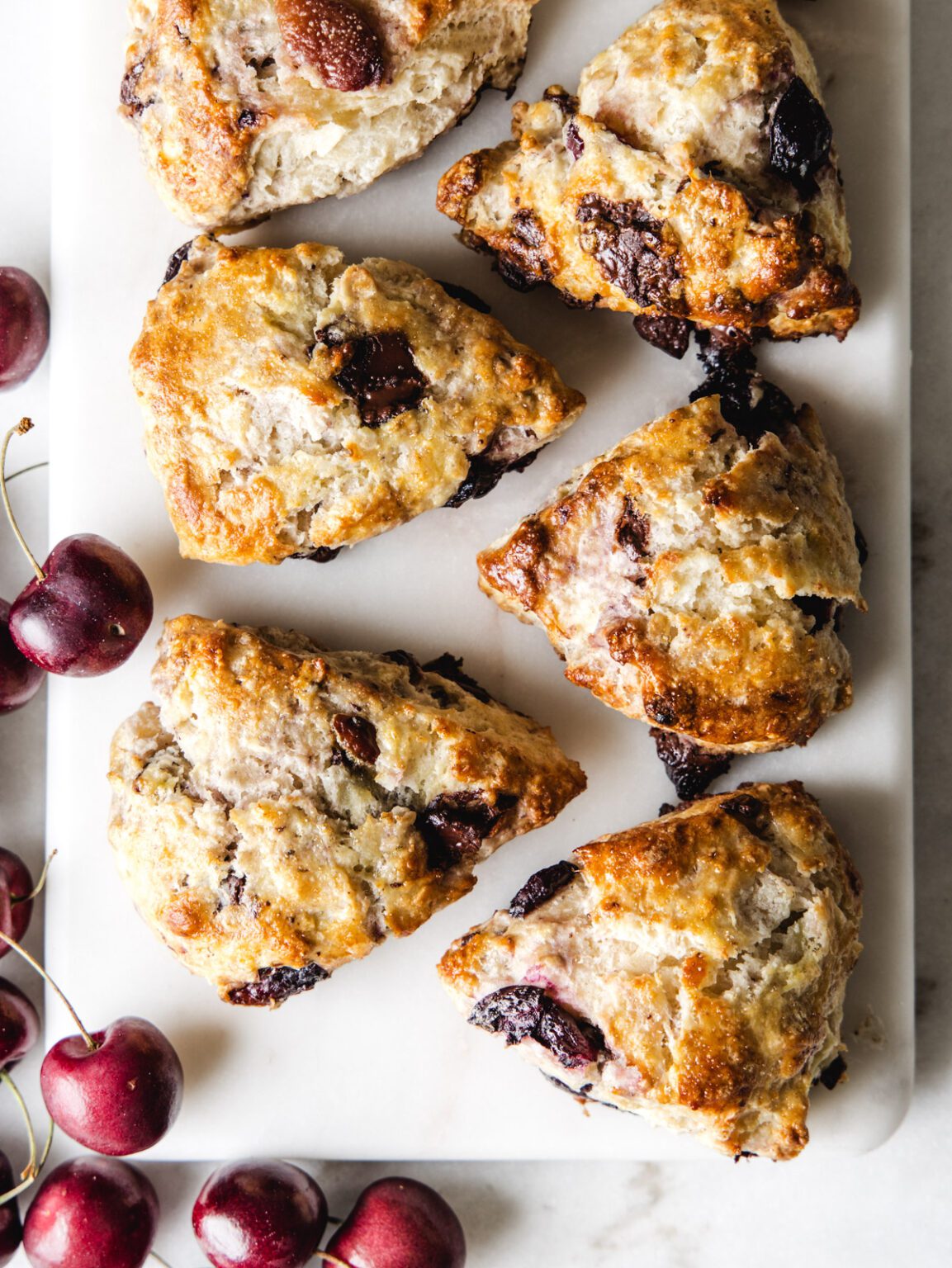 Chocolate Cherry Scones | Quiet Baking Day